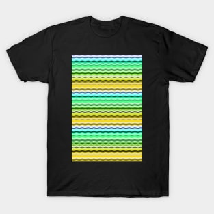 Candy colors waves T-Shirt